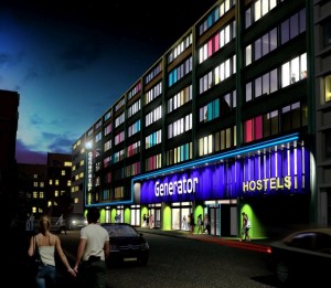 Generator by night