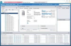 Es dauert nicht lange, bis die Clones auch im vSphere Web Client erscheinen