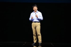 Guo Ping, Rotating CEO von Huawei, bei seiner Keynote auf der Huawei Connect 2016