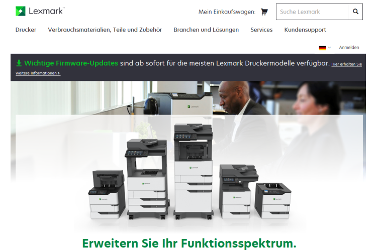 Lexmark präsentiert neue Generation von Schwarz-Weiß-Druckern und MFPs ...