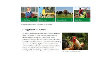 Online-Seminar zur Hühnerhaltung_der Landwirtschaftskammer NRW - Screenshot Tutti i sensi