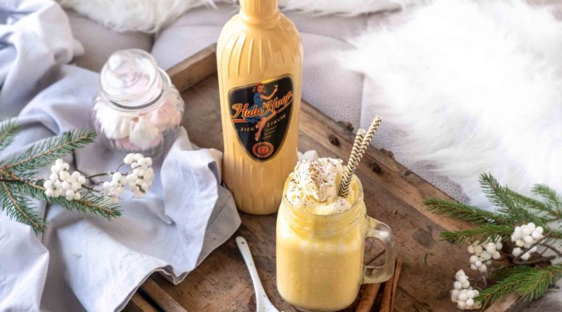 Rezept: Cremiger Eggnog mit Hulahoop Eierlikör - Foto: Hulahoop Eierlikör