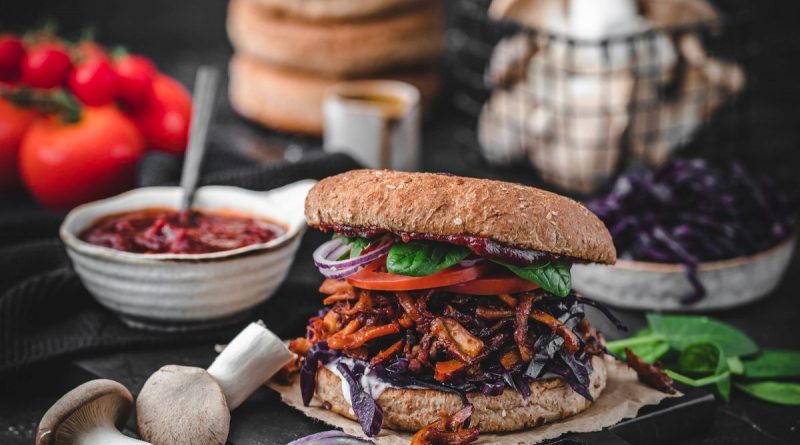 Veganes Rezept – Pulled-Pilz Burger