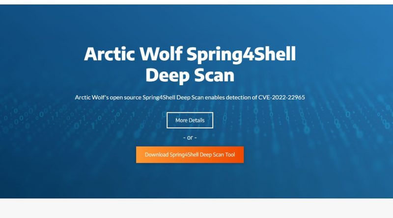 Scan-Werkzeug für Spring4Shell von Arctic Wolf