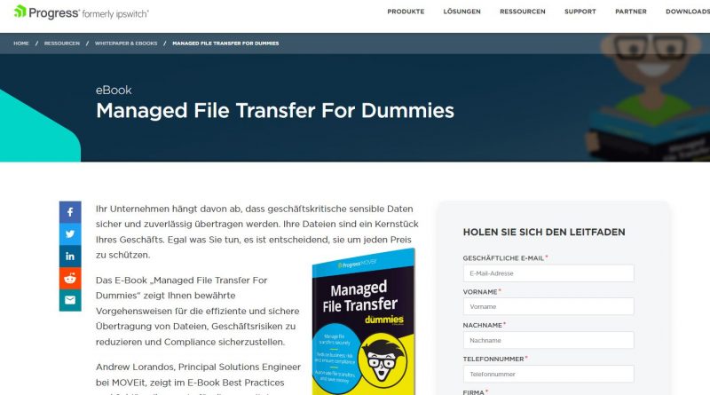 Kostenloses E-Book zu sicheren Dateiübertragungen