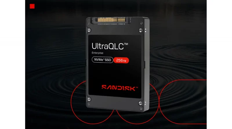 Sandisk präsentiert UltraQLC™-Plattform mit 256TB NVMe-SSD für KI-optimierte Speicheranforderungen