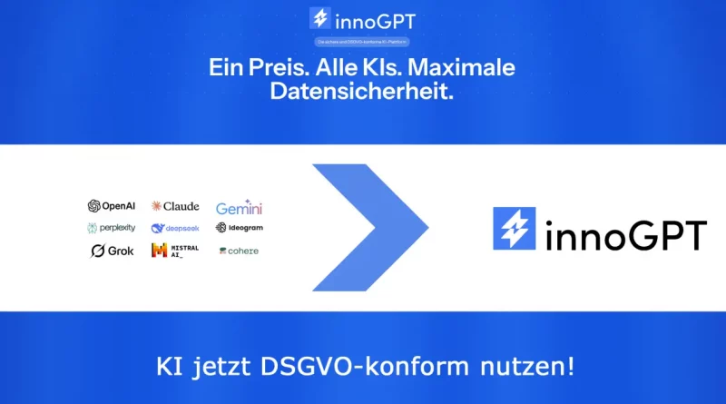 innoGPT: Alle großen KI-Modelle in einer sicheren Umgebung