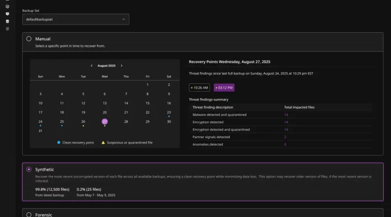 Commvault Synthetic Recovery: Umfassende Wiederherstellung aktueller Datenbestände nach Cyberangriffen