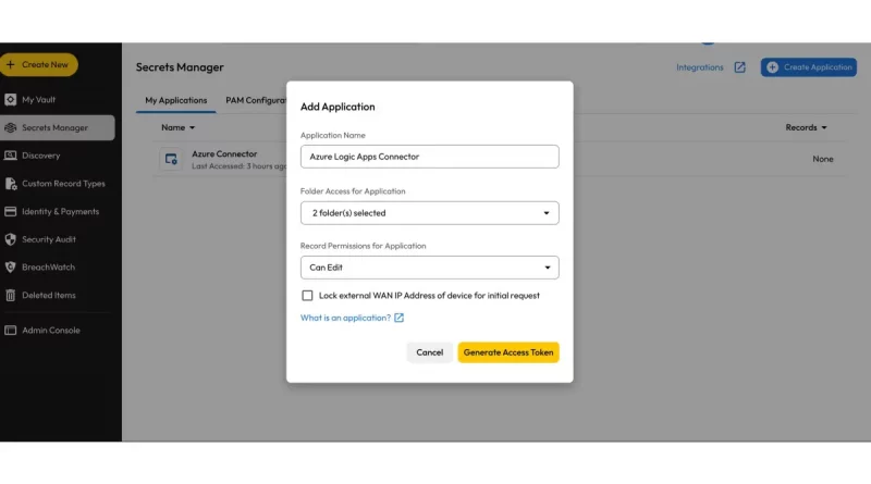 Keeper Security integriert Secrets Management in Azure Logic Apps
