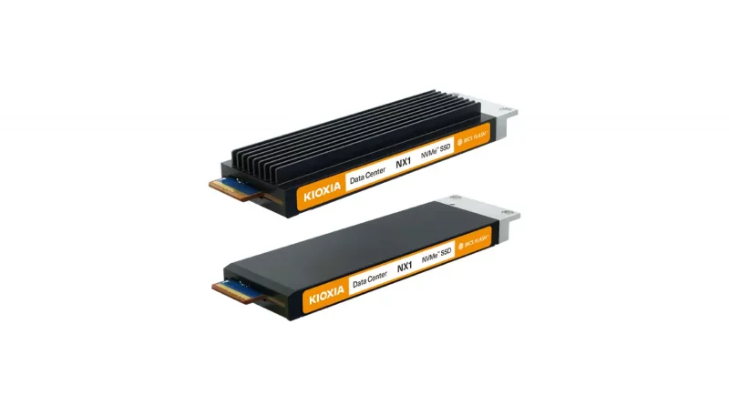 KIOXIA stellt NX1-Serie mit PCIe-5.0-SSDs und Direct-Liquid-Cooling-Unterstützung vor