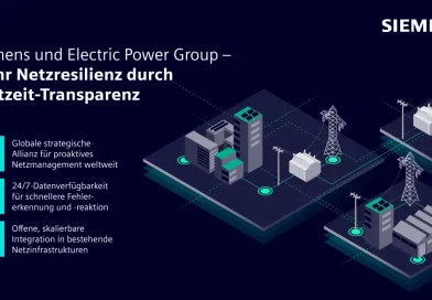 Siemens und Electric Power Group stärken proaktives Netzmanagement