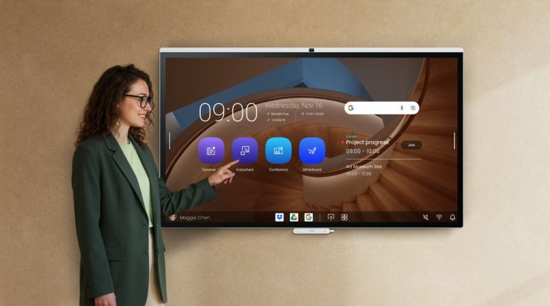 BenQ: Neue Boards verbinden Videokonferenzen, KI und Whiteboard-Funktionen