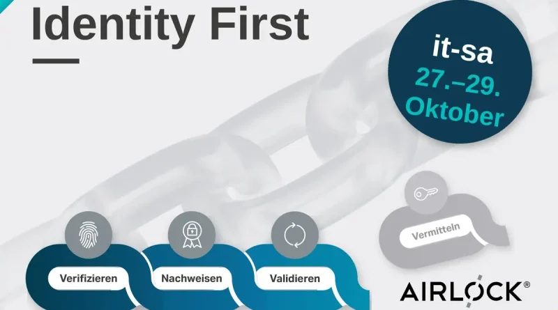 Airlock auf der it-sa 2026 – Digitale Identitäten als Dreh- und Angelpunkt